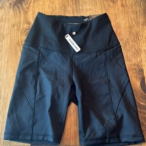 NWT Calia Women's Stay Powerful Black High Rise Biker Short Size Extra Small